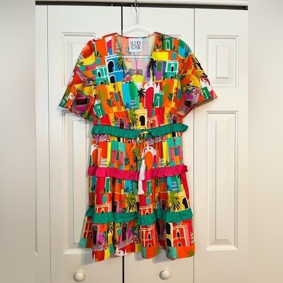 NWT ALDEN ADAIR Sabrina Casablanca Dress size Medium - Picture 6 of 11